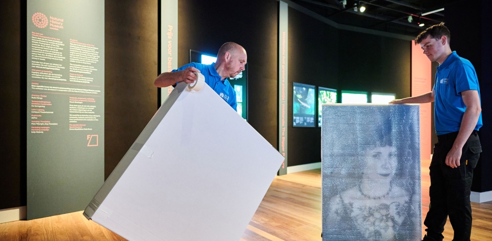 Kunstverhuizing art handlers Jan de Jong Verhuizingen Groningen