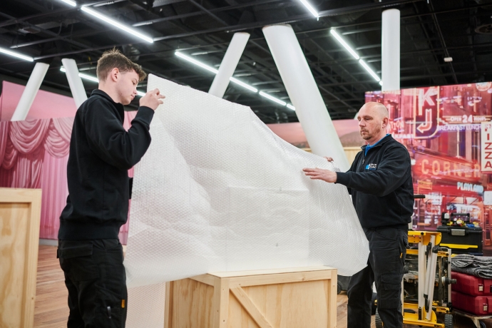 Kunstverhuizing collectie musea Jan de Jong Verhuizingen